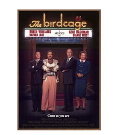 The Birdcage Walnut Frame Poster, 1996