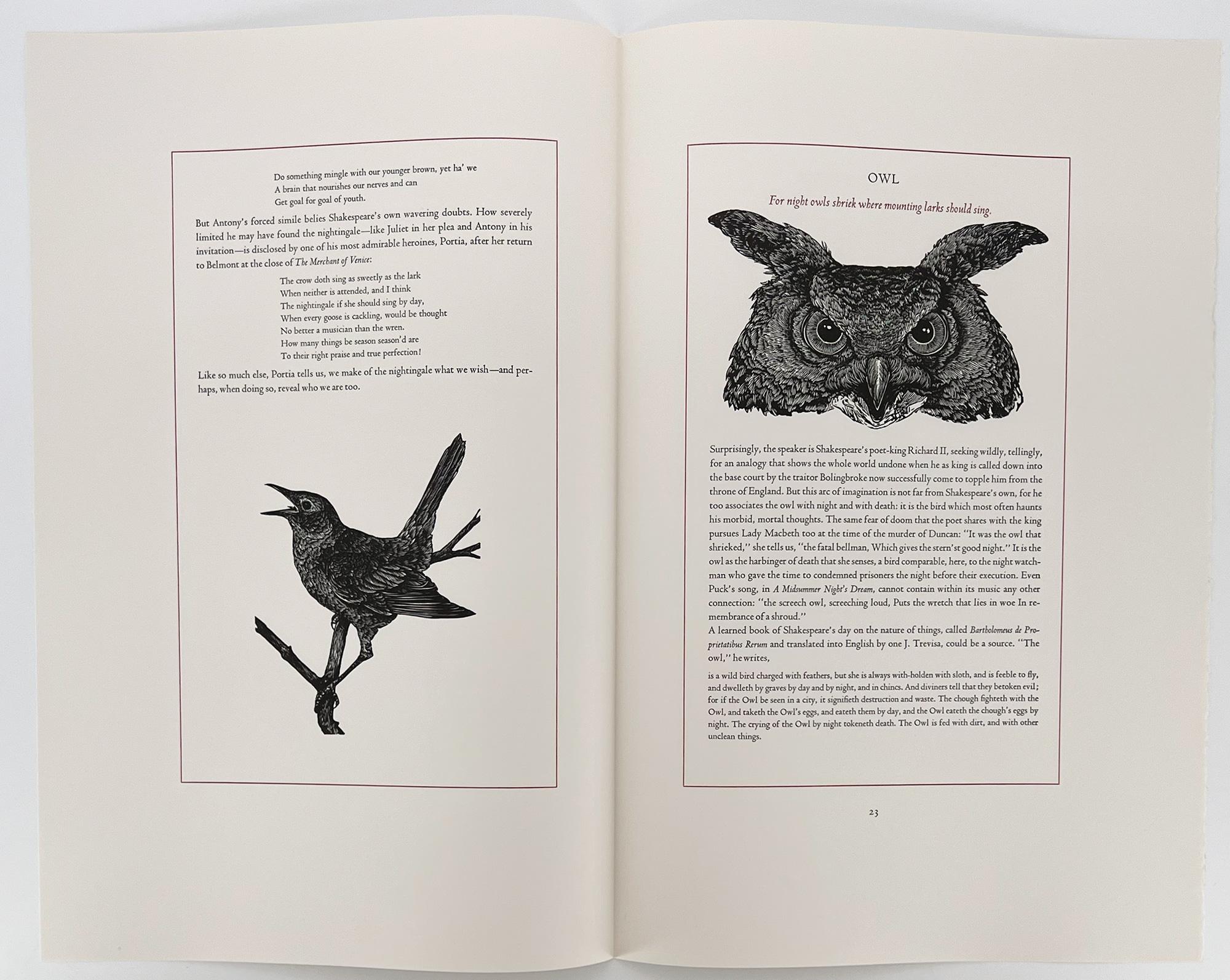 The Birds and Beasts of Shakespeare - an illustrated portfolio For Sale 2