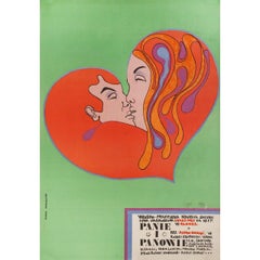 Gli uccelli, le api e gli italiani 1966 Manifesto cinematografico polacco A1