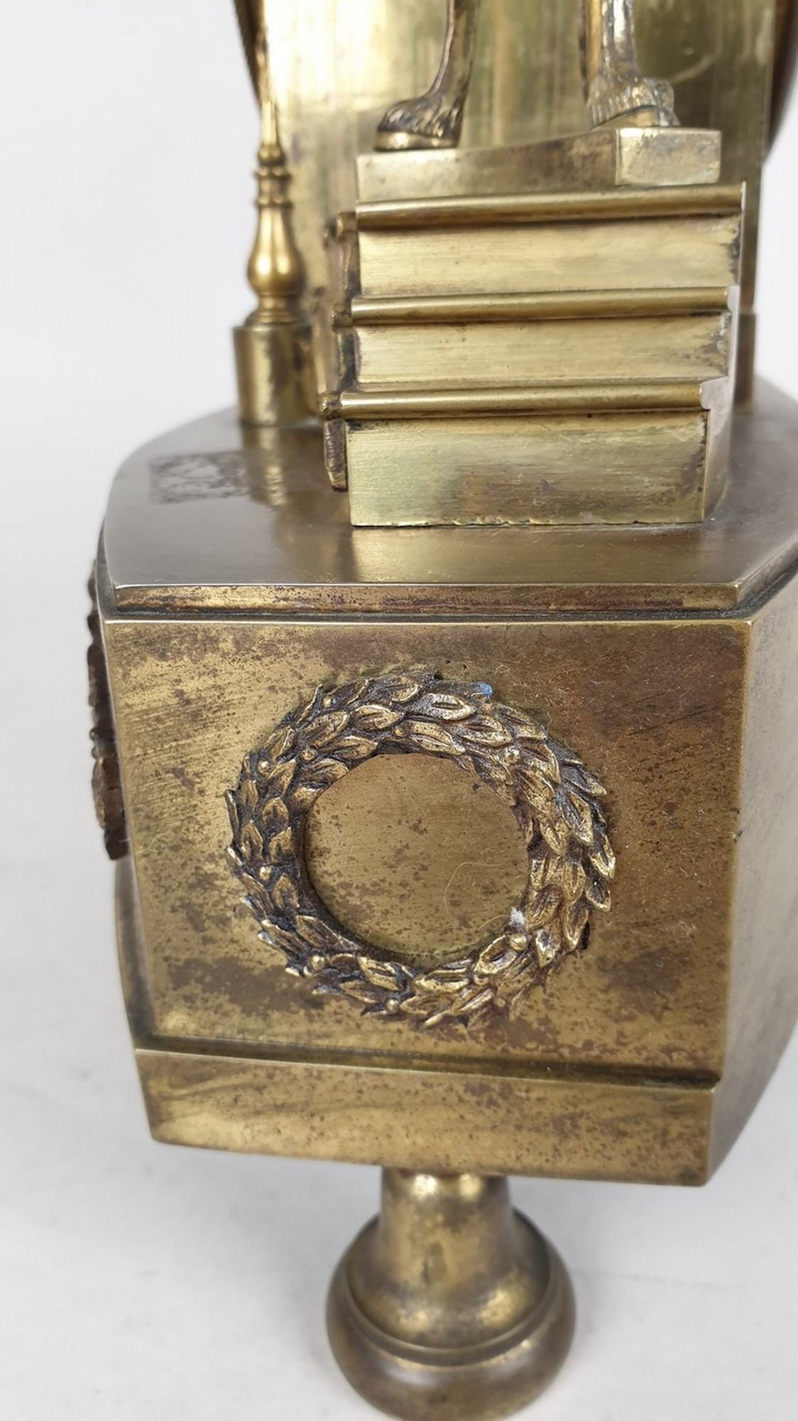 L'origine du roi de Rome, horloge en bronze, XIXe siècle en vente 10