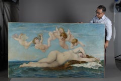 The Birth of Venus by Ernest Prunet (1840-1901) after Alexandre Cabanel