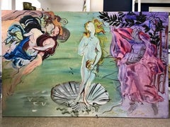 The Birth of Venus Printed on Canvas in the Style of Raoul Dufy