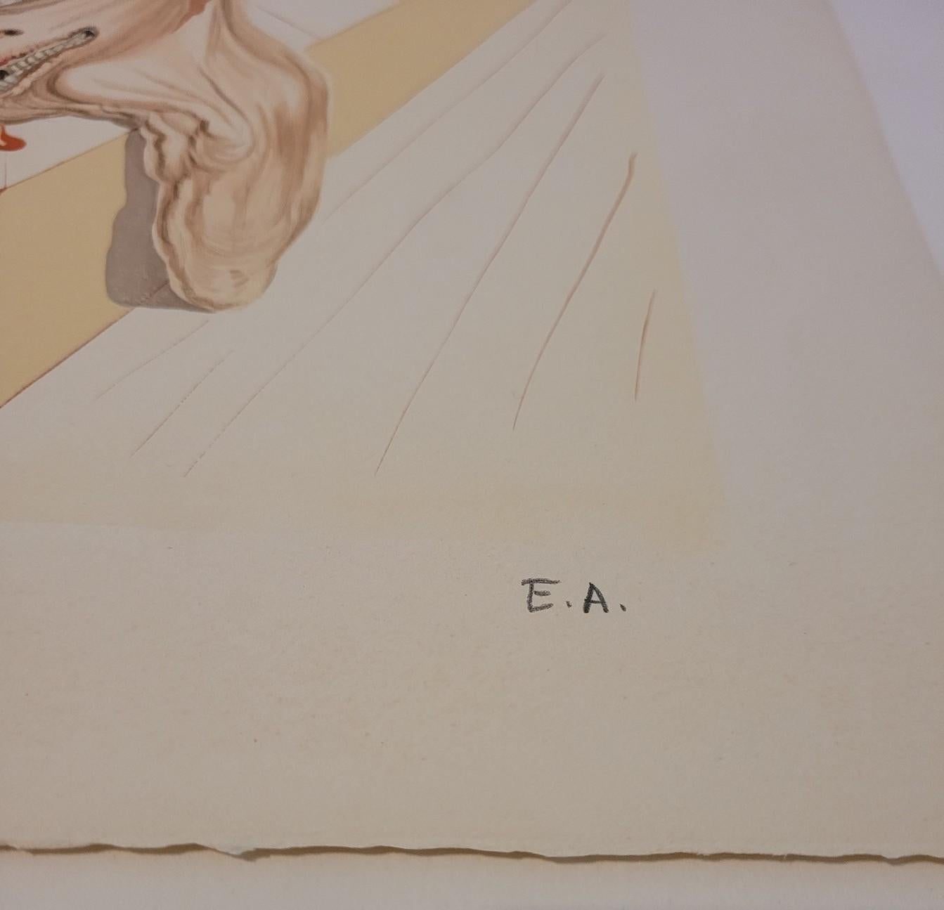 „Das Bite von Gianni Schicchi“, Lithographie, Dali, 20. Jahrhundert (Sonstiges) im Angebot