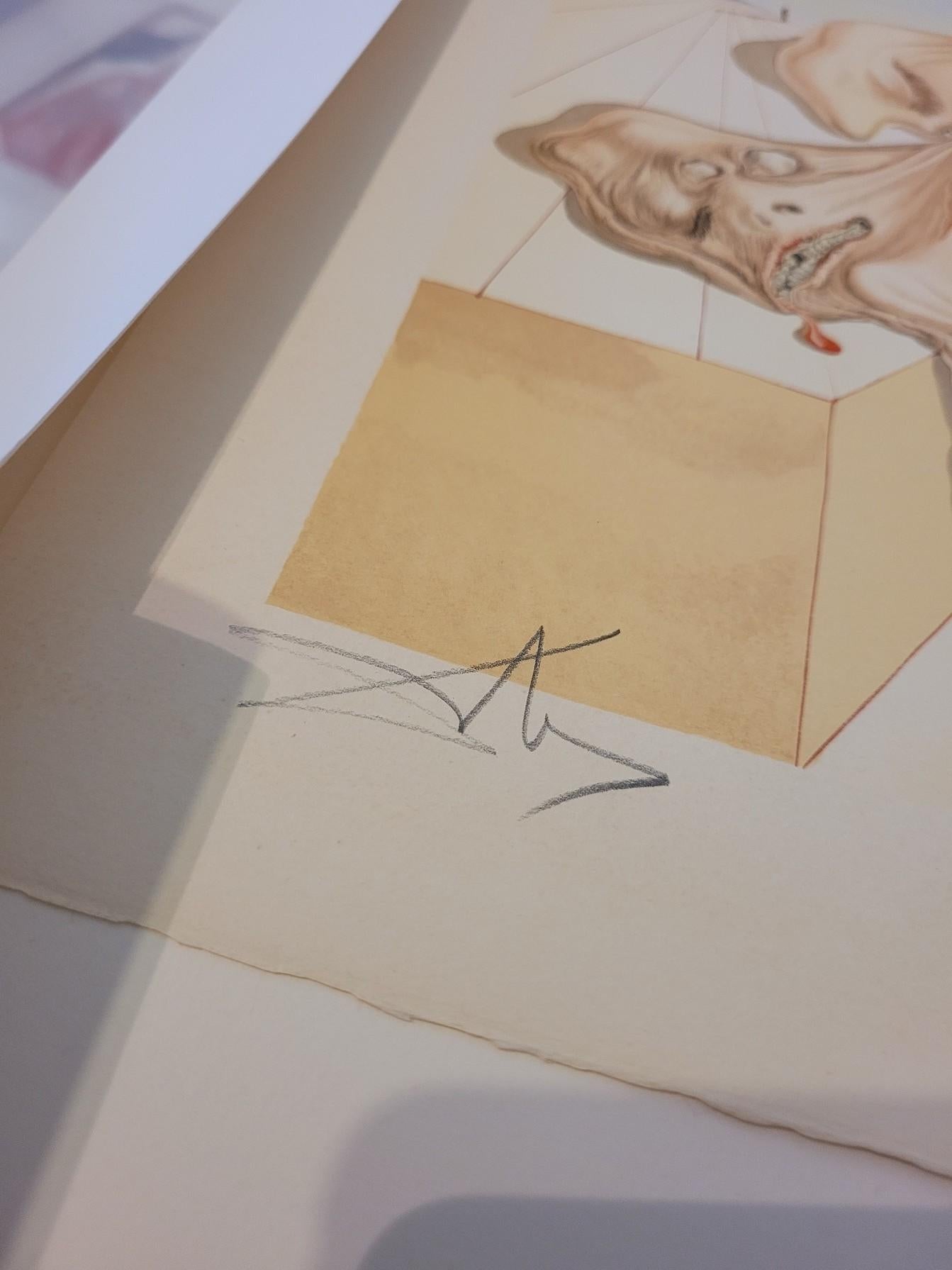 „Das Bite von Gianni Schicchi“, Lithographie, Dali, 20. Jahrhundert (Italienisch) im Angebot