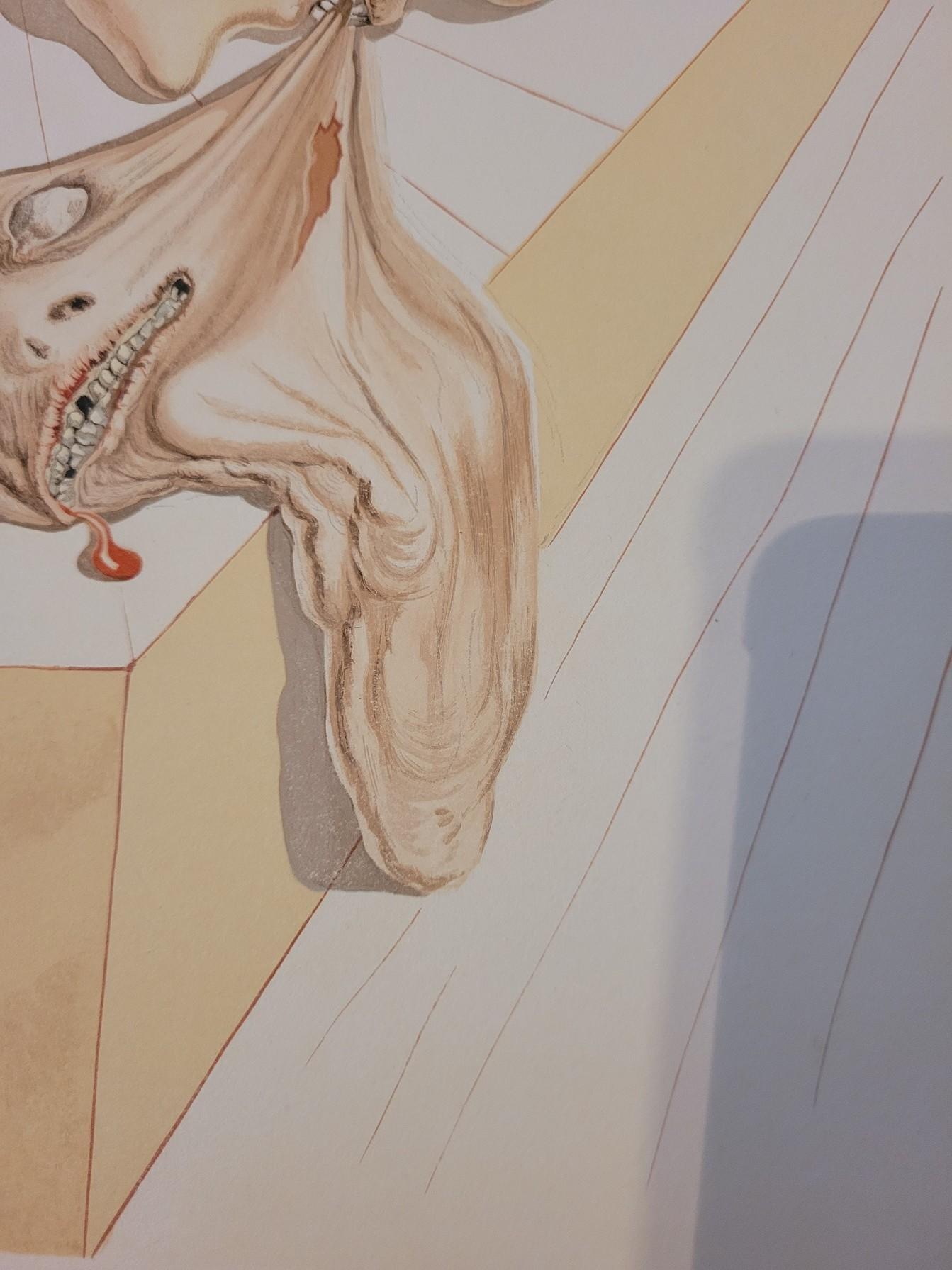 „Das Bite von Gianni Schicchi“, Lithographie, Dali, 20. Jahrhundert im Zustand „Gut“ im Angebot in MARSEILLE, FR