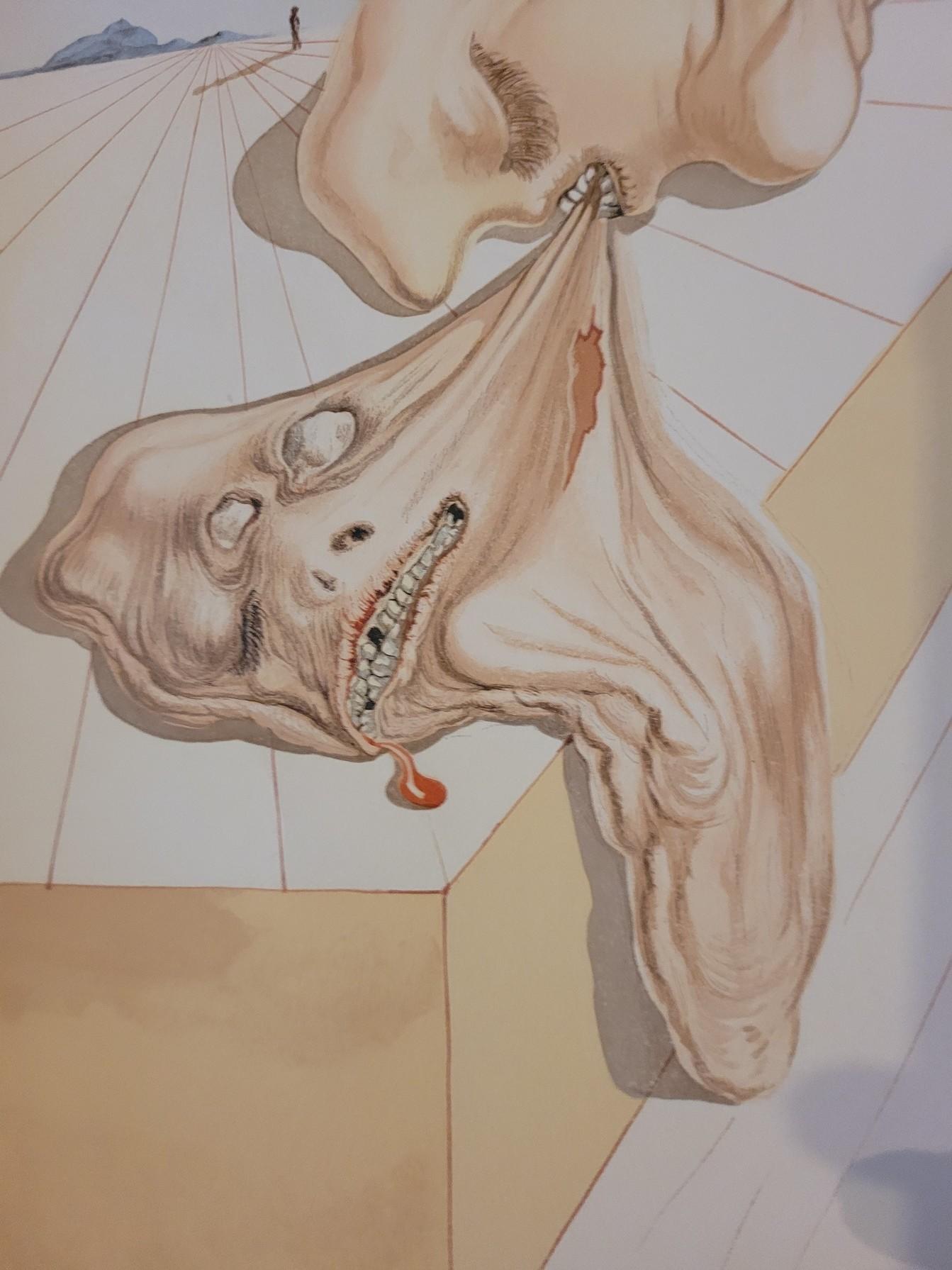 „Das Bite von Gianni Schicchi“, Lithographie, Dali, 20. Jahrhundert (Papier) im Angebot