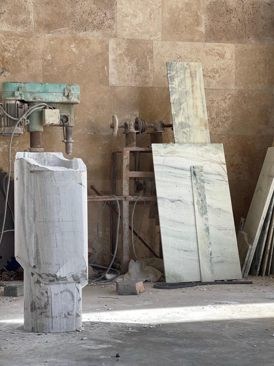 Other The Blanco Vanity In Persian White Toof Marble By L’atelier Arman Safavi For Sale