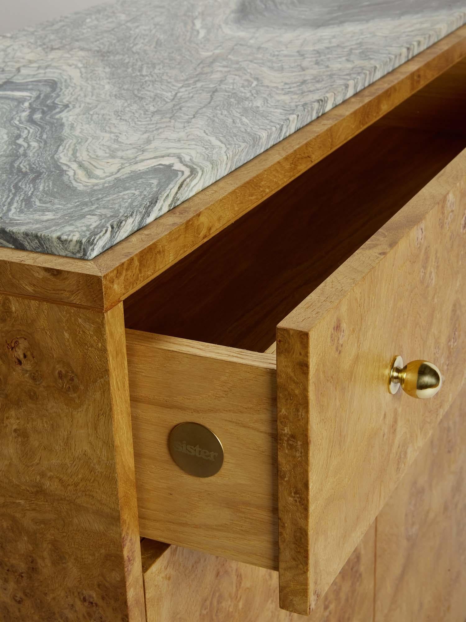 Hand-Crafted The Blewcoat Sideboard by Sister by Studio Ashby For Sale