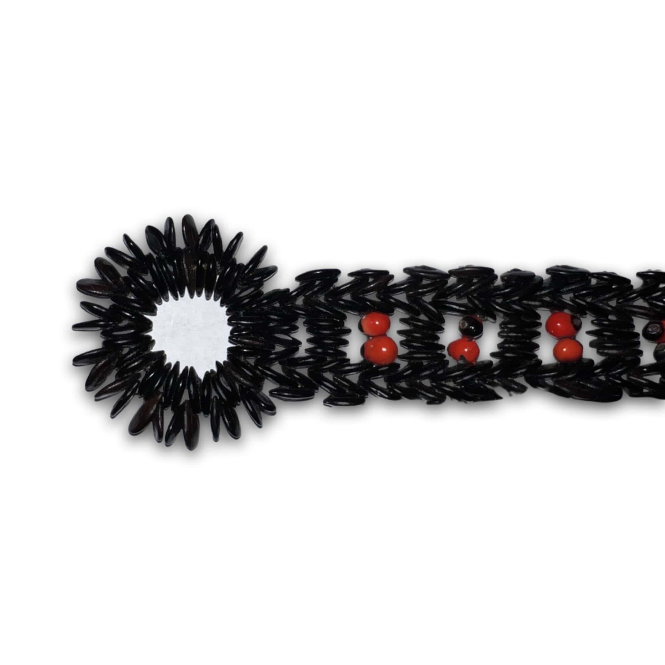 The original variation of this design has been exclusively tailored for sale at The Smithsonian’s National Museum of African American History & Culture. This is a ladder design variation of our most popular bracelet design.

This unique 8” x .5”