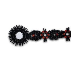 Blood & Pride of Barbuda Bracelet, Handmade Caribbean Seed Ware