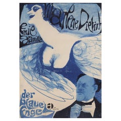 The Blue Angel R1960s German A1 Film Poster
