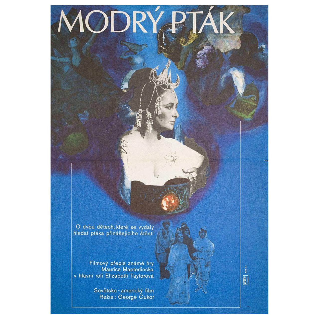 The Blue Bird 1976 Czech A3 Film Poster