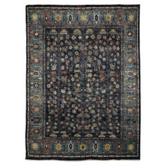 Tapis bleu lune