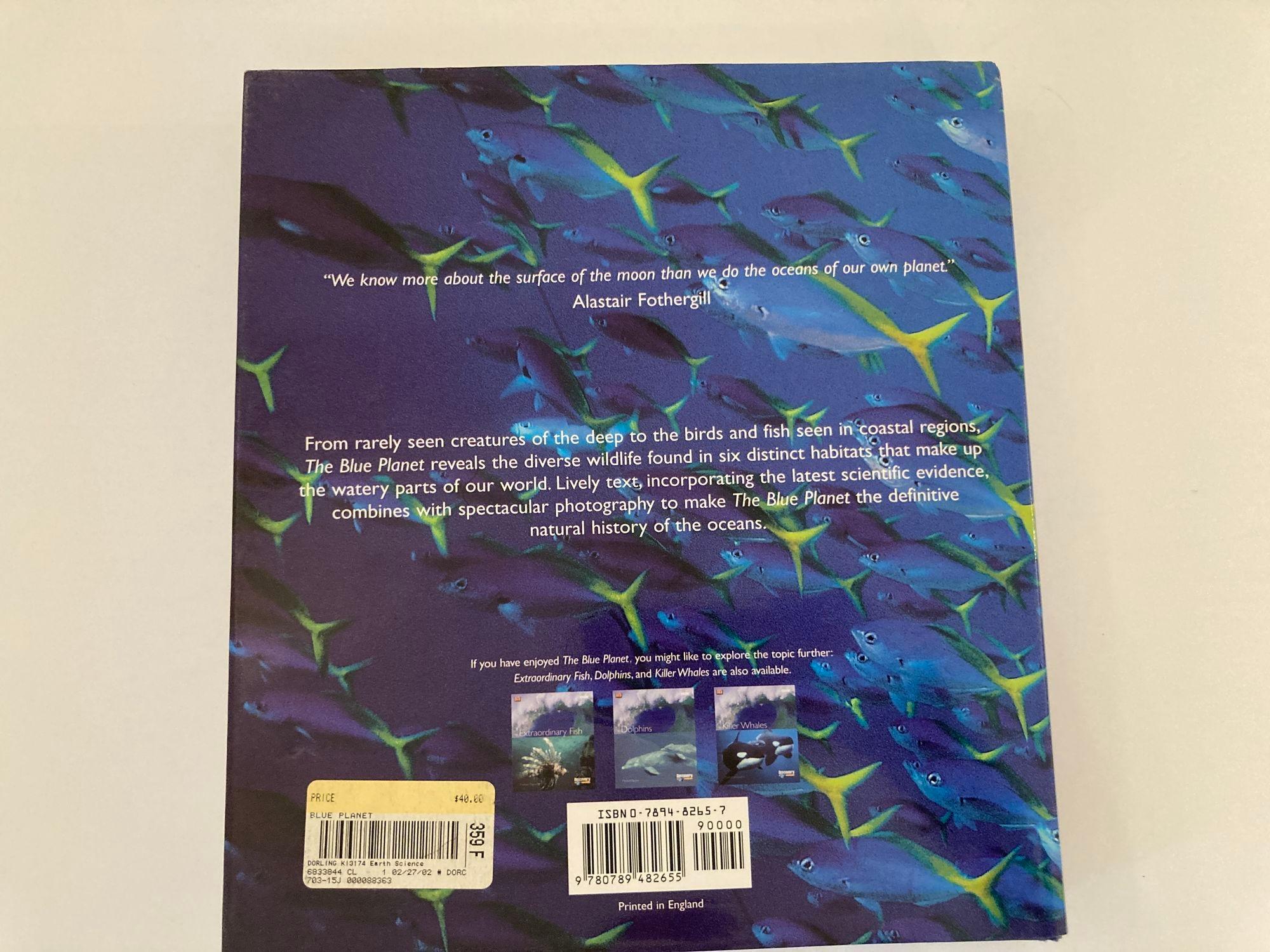 The Blue Planet a Natural History of the Oceans Hardcover Book For Sale 9