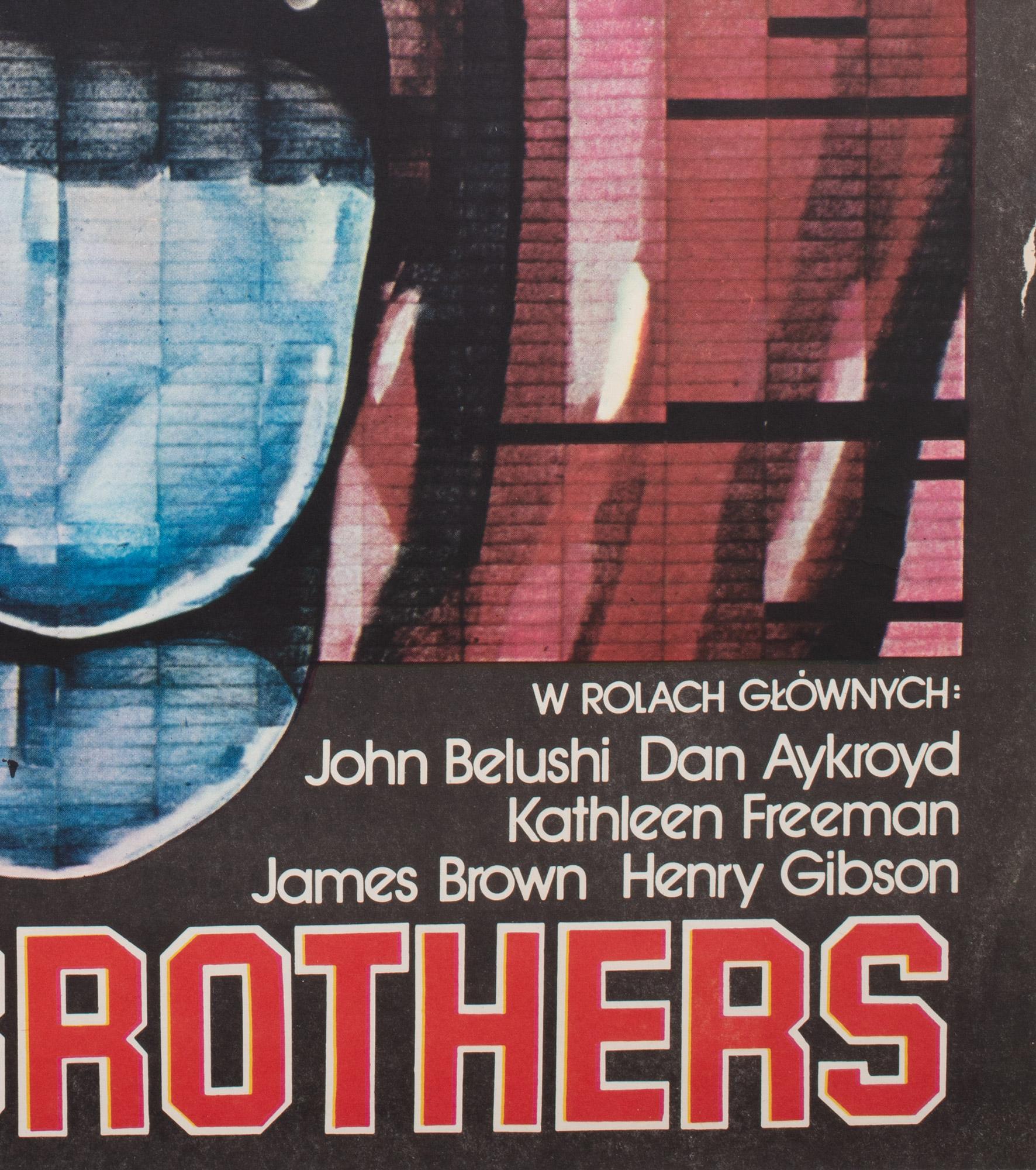Affiche B1 polonaise du film Blues Brothers, Drzewinski, 1982 en vente 2