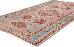 The Blushing Sovereign: An Antique Persian Masterpiece of Timeless Elegance