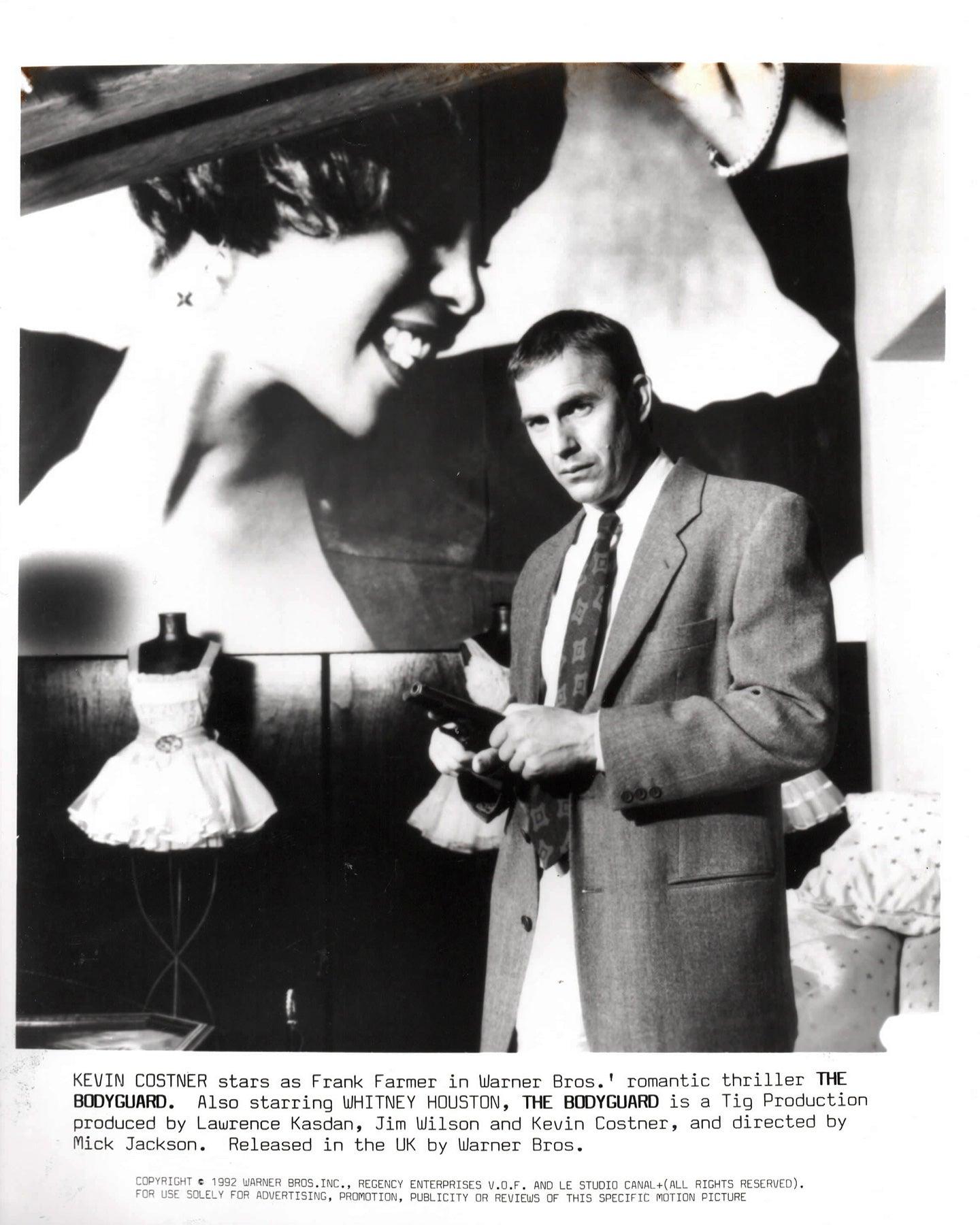 Papier The Bodyguard 1992 Publicity Film Movie Press Still Framed en vente