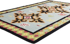 The Bohemian Compass: A Modern Tribal Kilim of Ethereal Geometry
