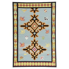 The Bohemian Compass: A Modern Tribal Kilim of Ethereal Geometry