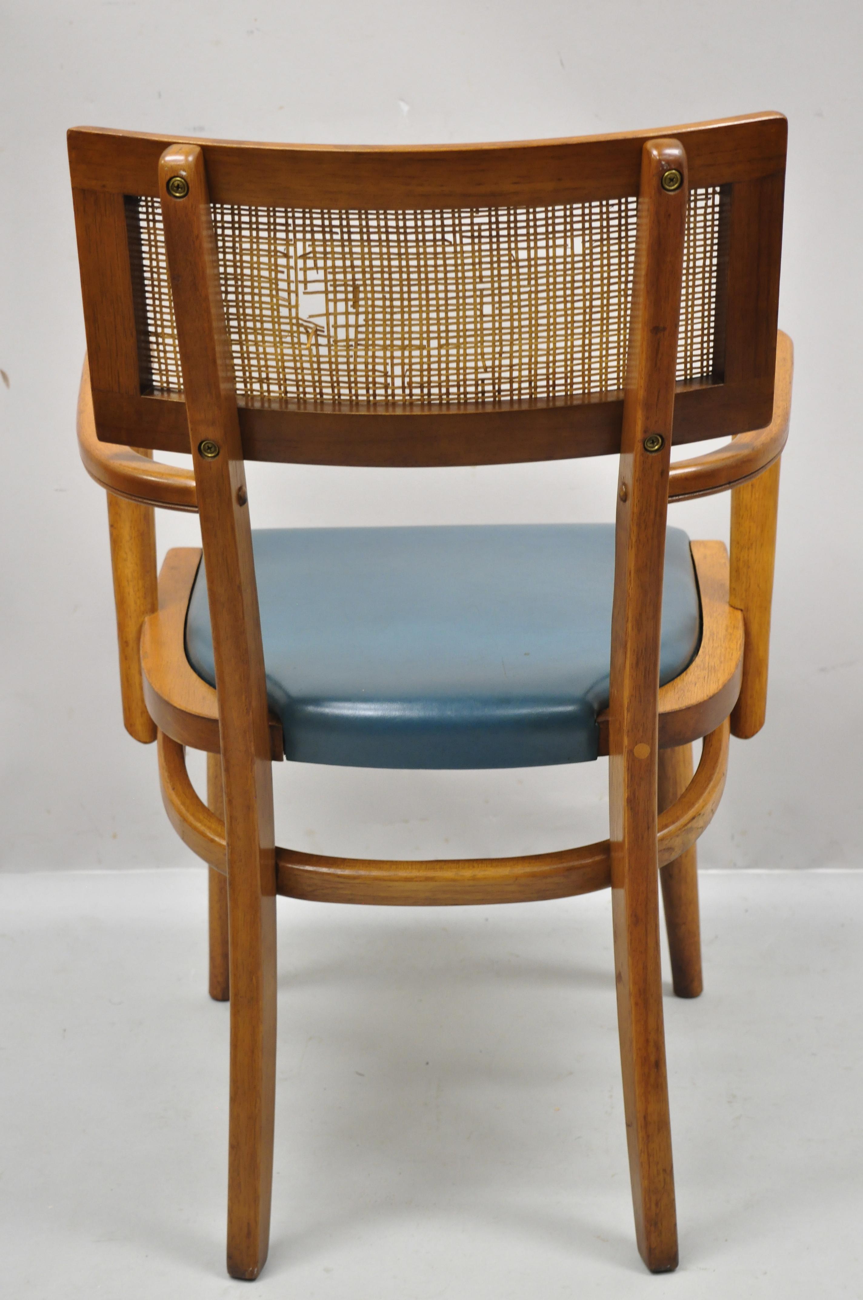 The Boling Changebak Chair Walnut Cane Back Mid Century by Boling Chair Co. 'A' 2