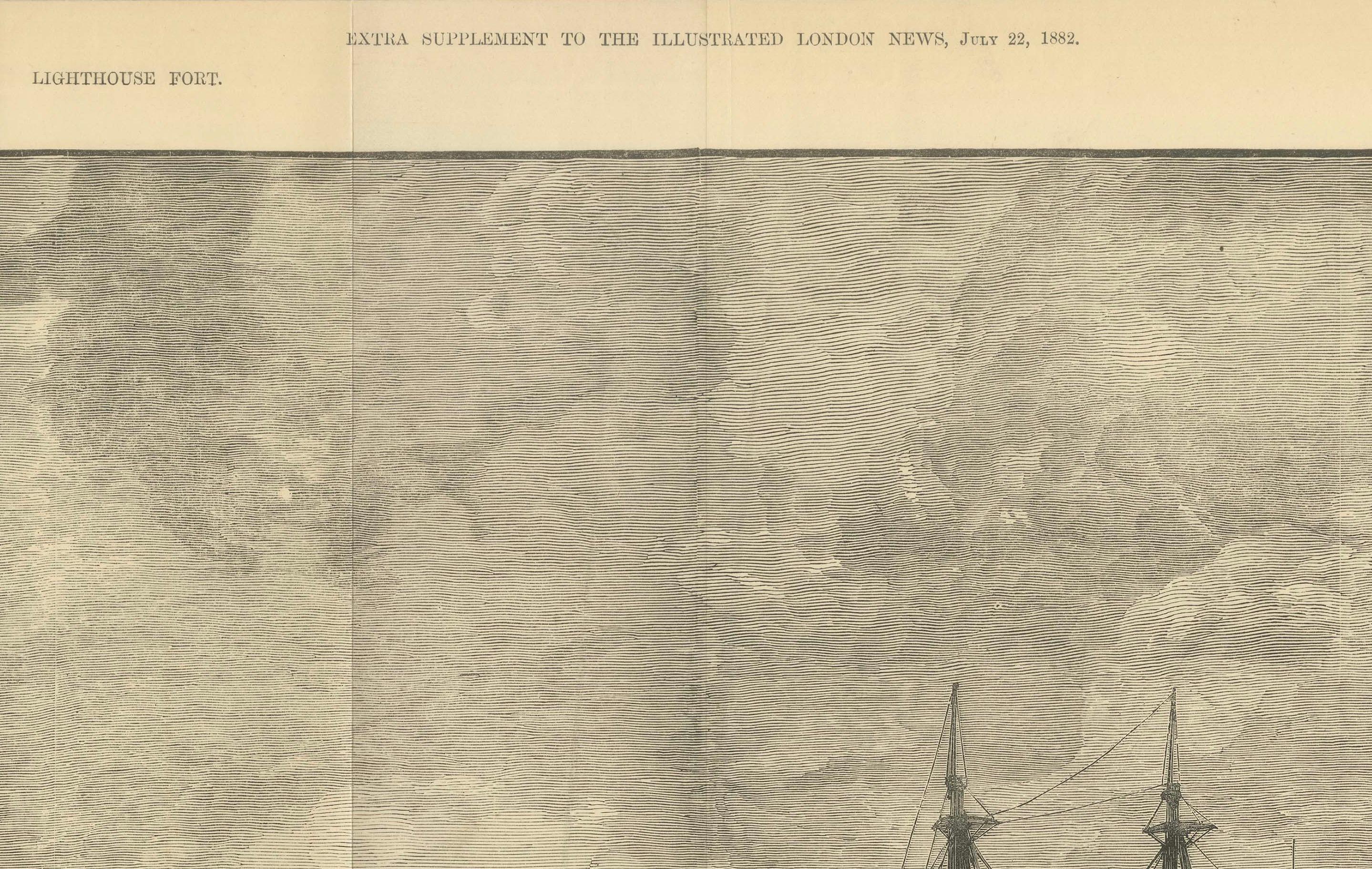 The Bombardment of Alexandria – Illustrated London News, July 22, 1882