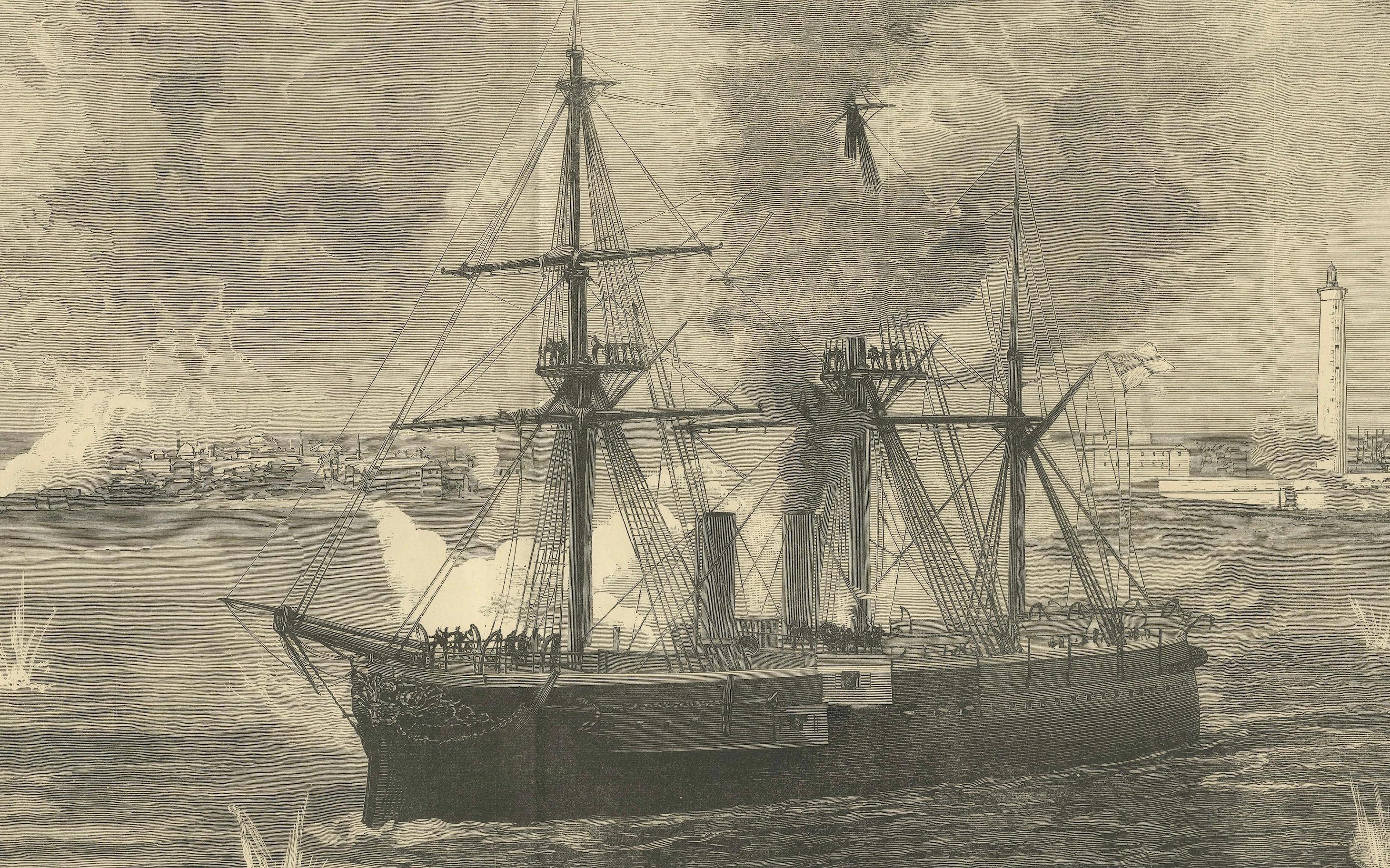 The Bombardment of Alexandria – Illustrated London News, July 22, 1882