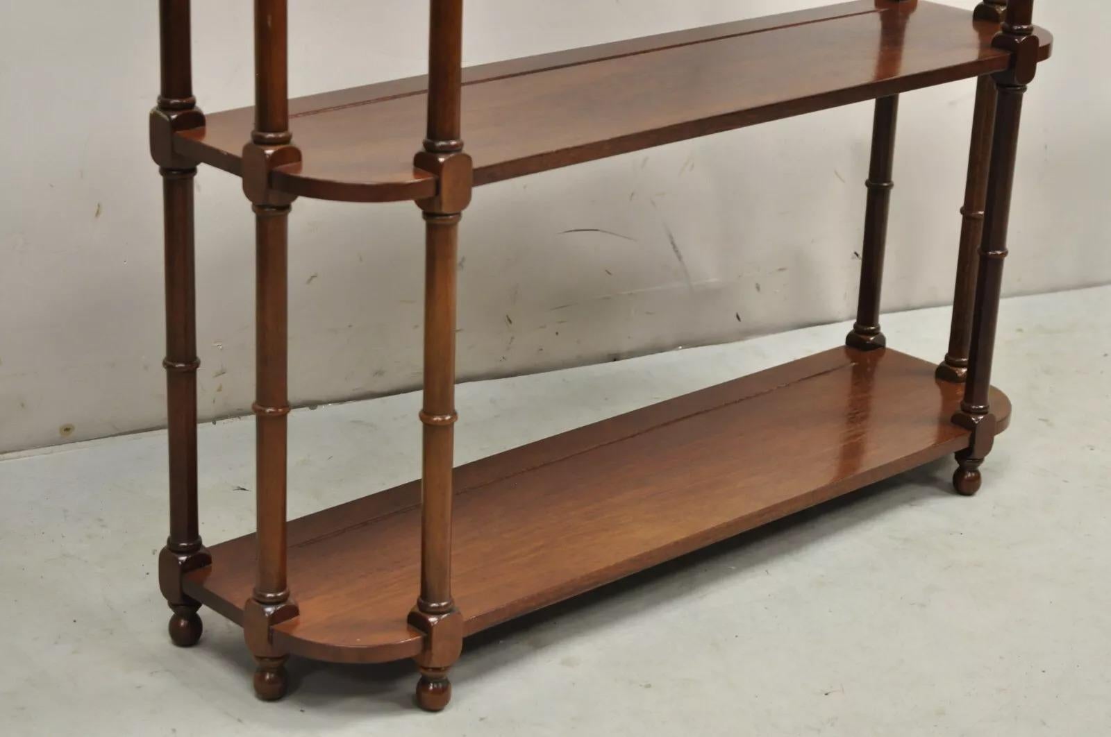 Unknown The Bombay Co 3 Tier Mahogany Wood 30