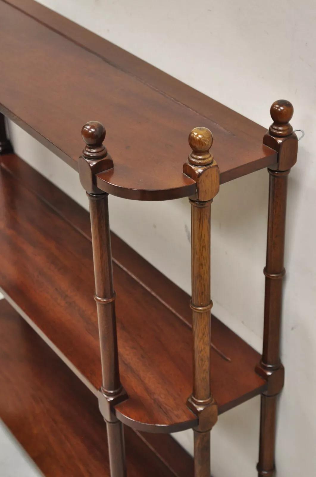 The Bombay Co 3 Tier Mahogany Wood 30