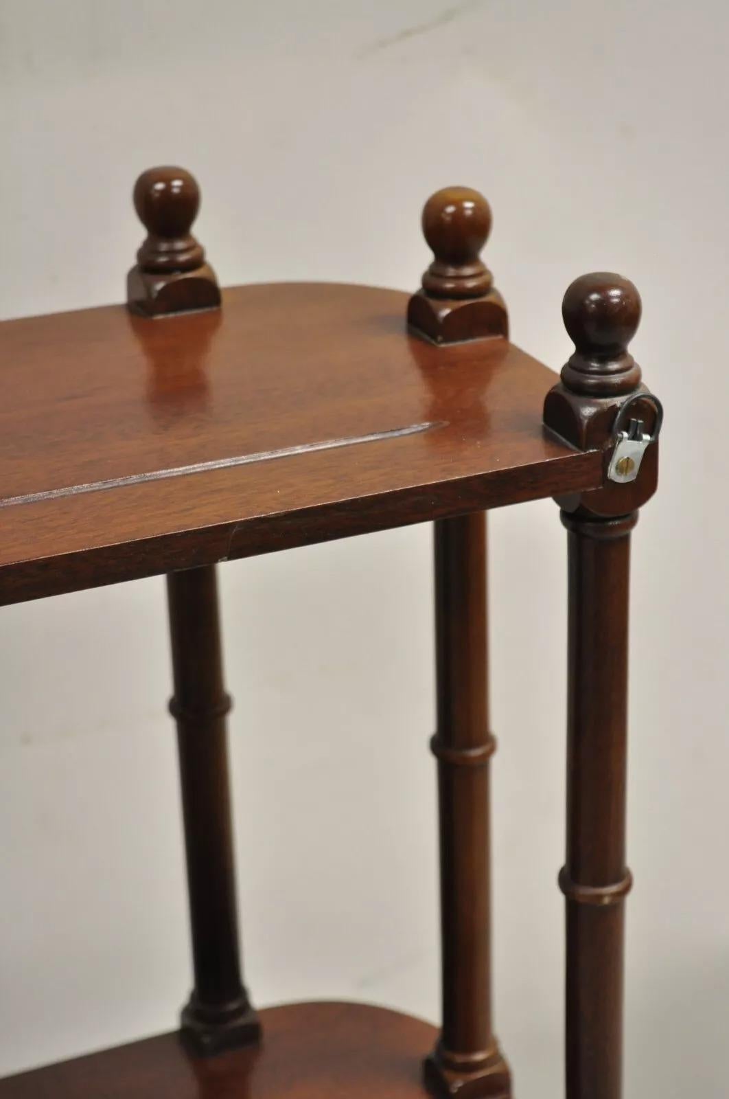 The Bombay Co 3 Tier Mahogany Wood 30