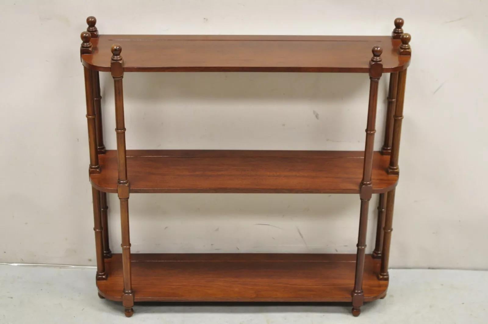 The Bombay Co 3 Tier Mahogany Wood 30