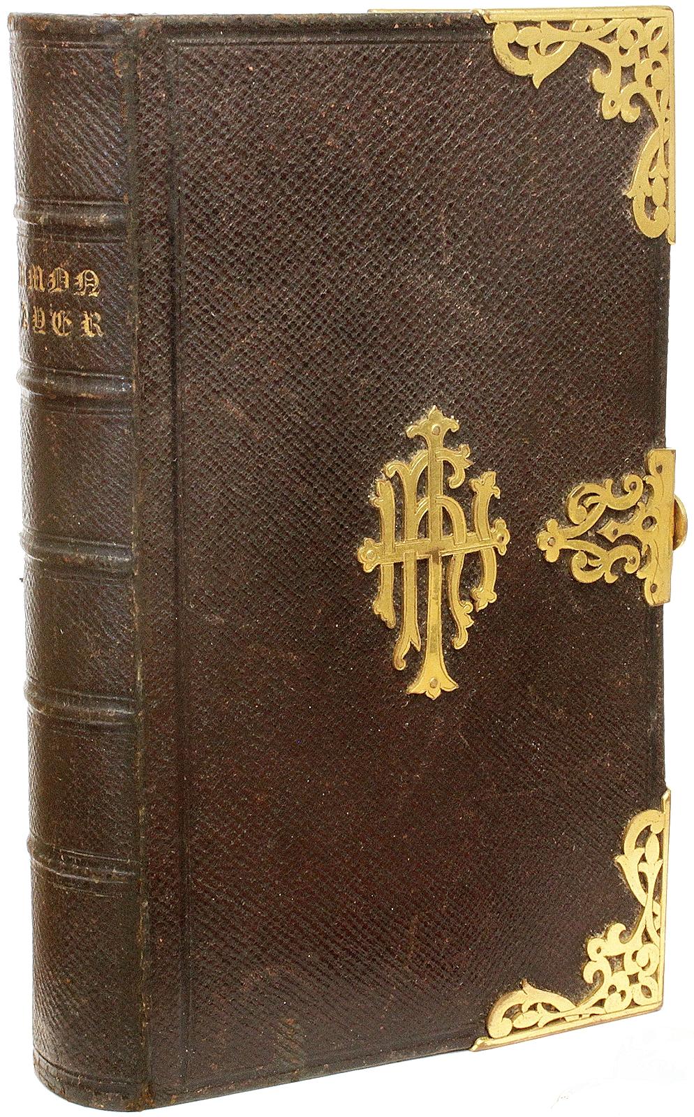 AUTHOR: COMMON PRAYER. 

TITLE: The Book of Common Prayer, and Administration of The Sacraments, and Other Rites & Ceremonies of The Church,...

PUBLISHER: Oxford: The University Press, 1844.

DESCRIPTION: 1 vol., 5-7/8