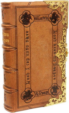 The Book of Common Prayer - 1852 - IN A FINE BRASS MOUNTED LEATHER BINDING !