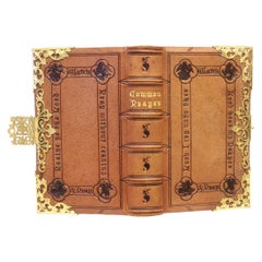 The Book of Common Prayer - 1852 - IN A FINE BRASS MOUNTED LEATHER BINDING !