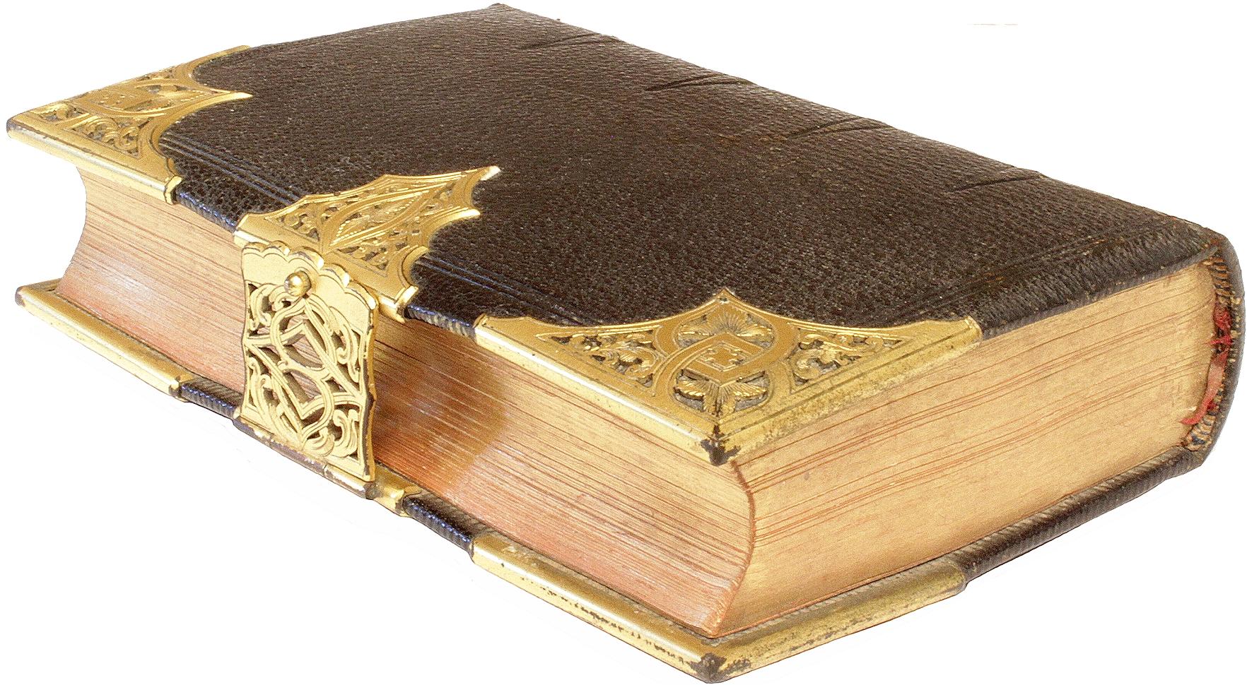 British The Book of Common Prayer - 1871 - IN A FINE BRASS MOUNTED LEATHER BINDING ! For Sale