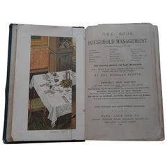 Antique The Book of Household Management '1888 Edition' by Beeton