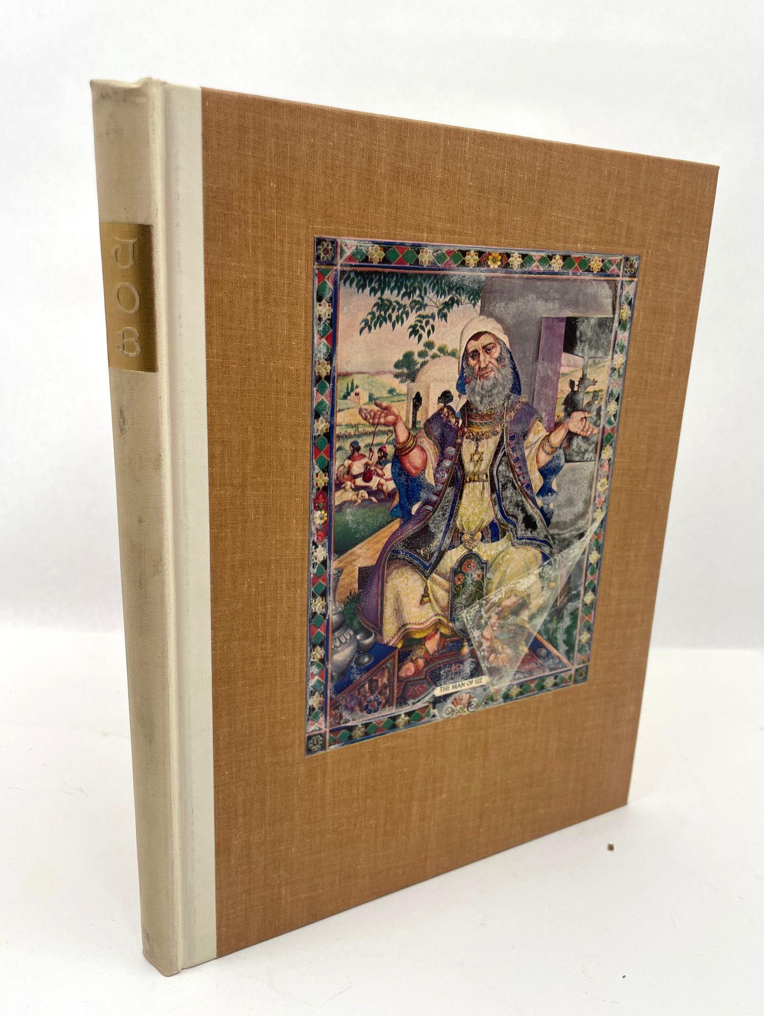 Expressionist The Book of Job illustrated by Artist Arthur Szyk Hardcover in Slipcase 1944 For Sale