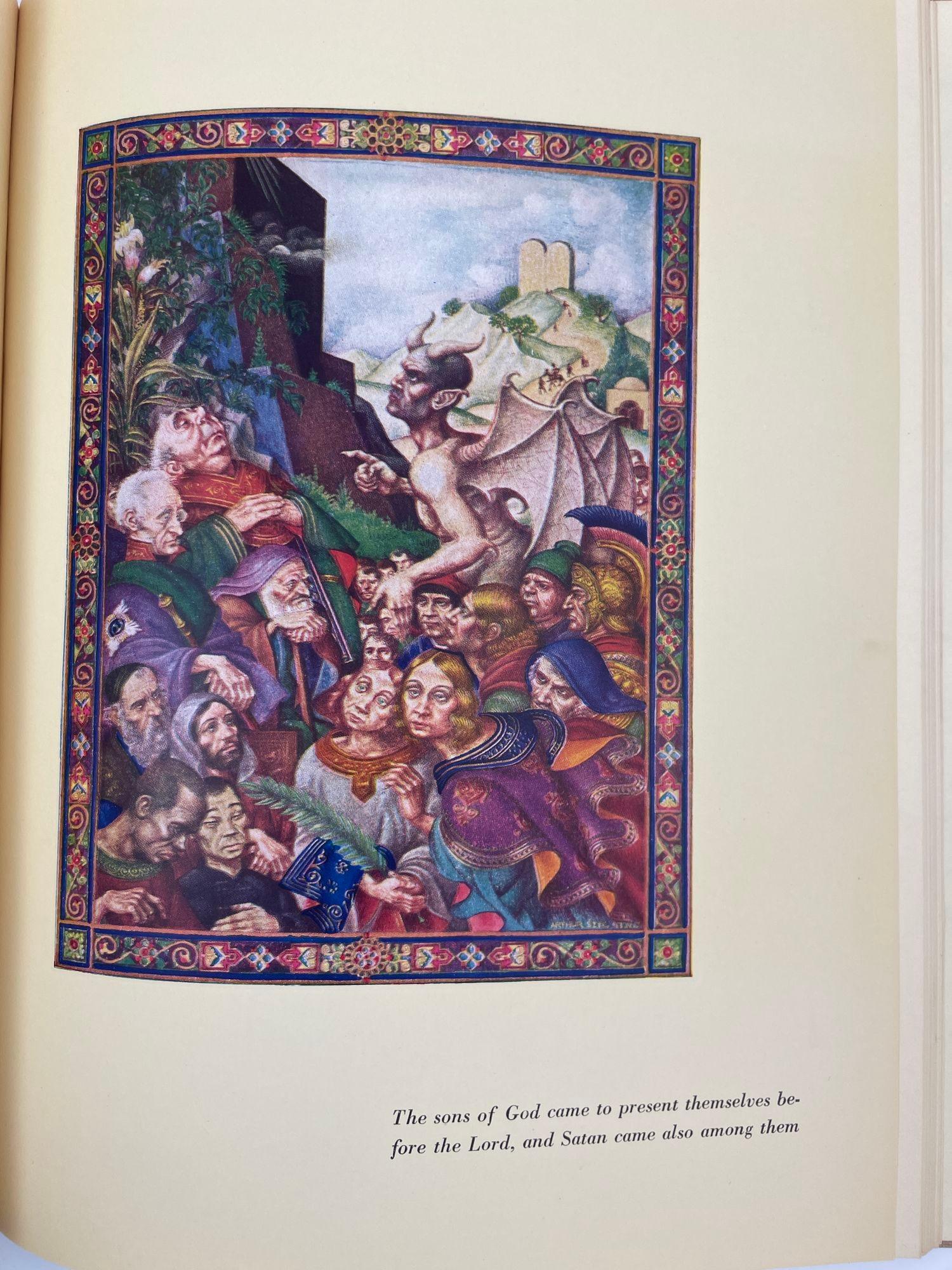 The Book of Job illustrated by Artist Arthur Szyk Hardcover in Slipcase 1944 For Sale 1