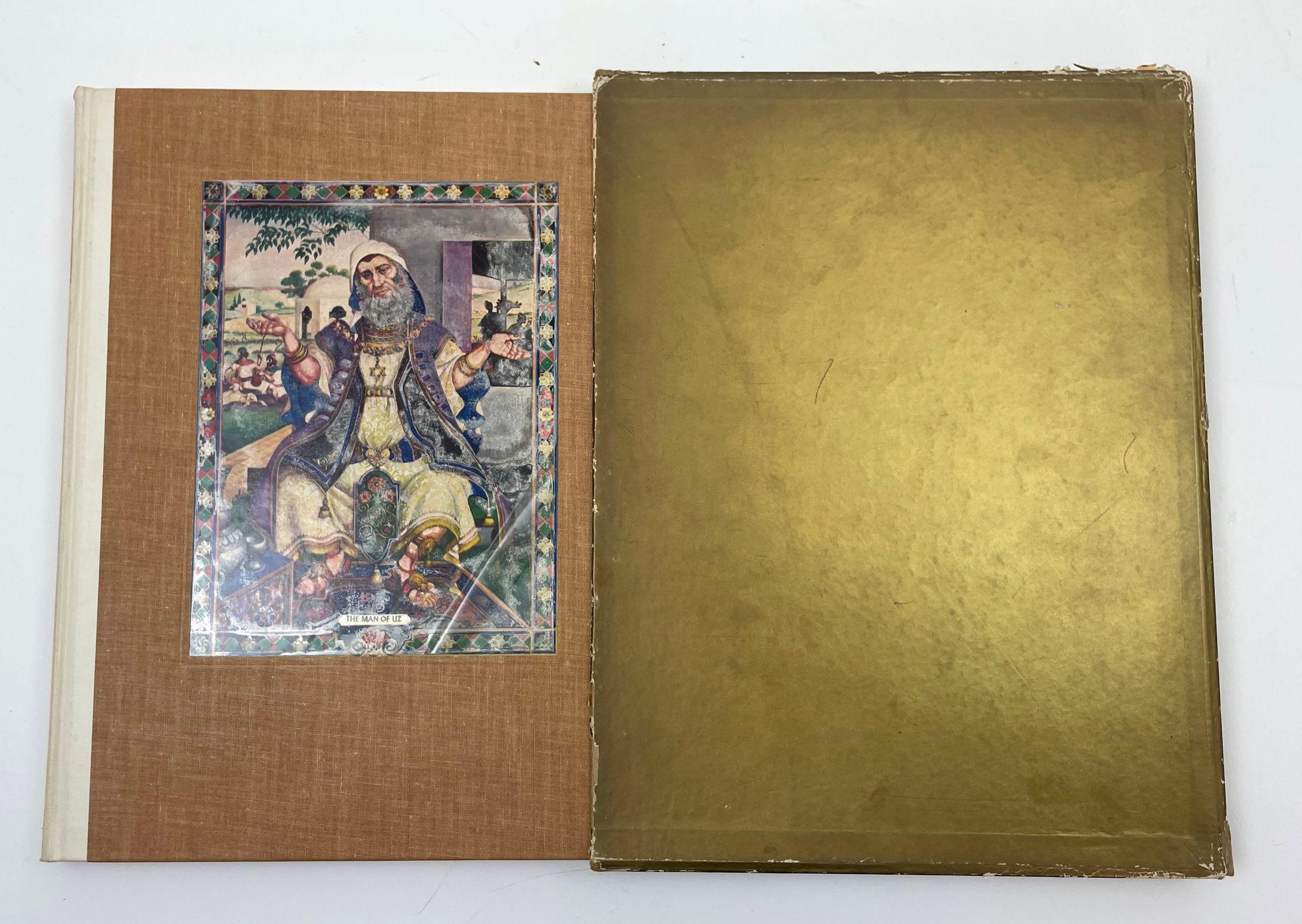 The Book of Job illustrated by Artist Arthur Szyk Hardcover in Slipcase 1944 For Sale 2