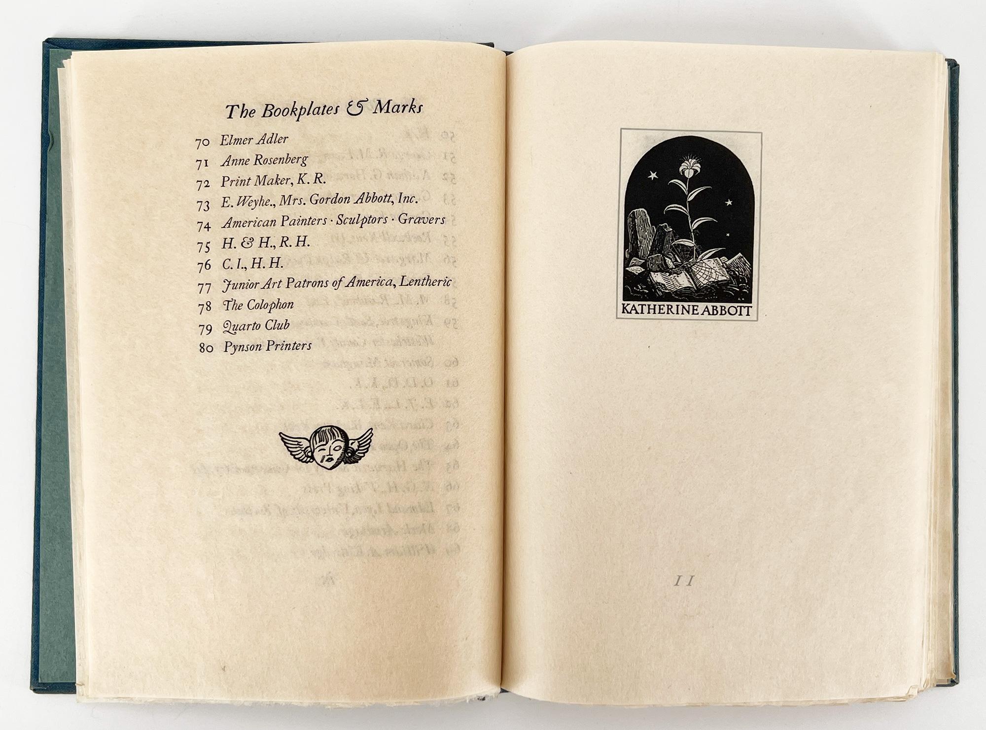 The Bookplates & Marks of Rockwell Kent; With a preface by the Artist, SIGNED For Sale 4