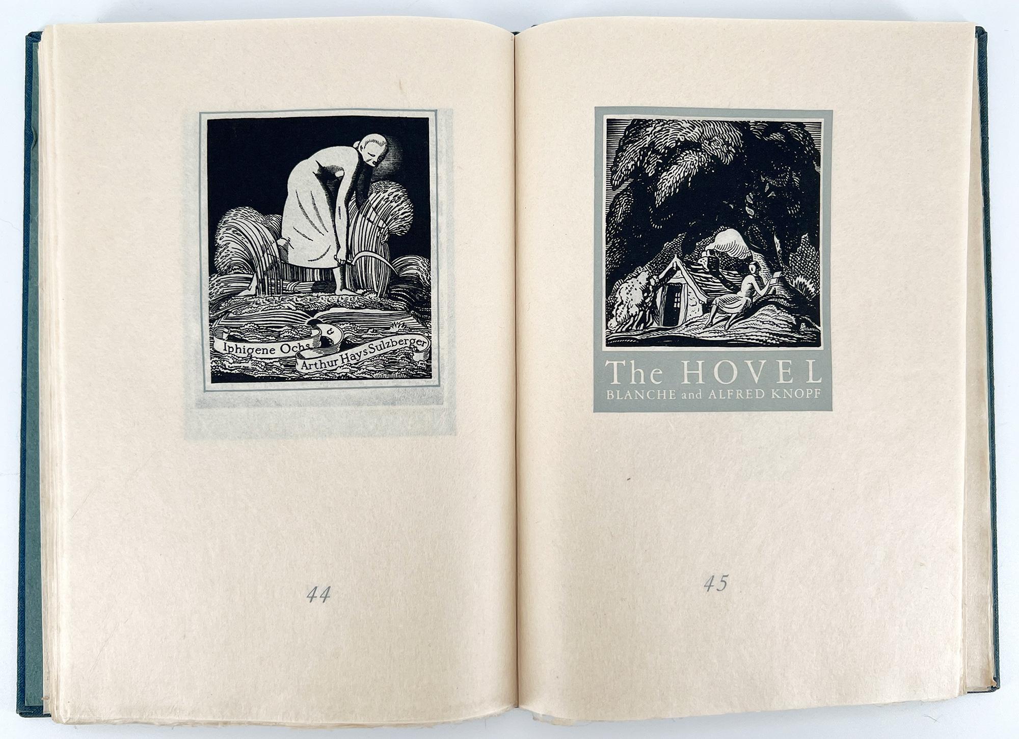 American The Bookplates & Marks of Rockwell Kent; With a preface by the Artist, SIGNED For Sale
