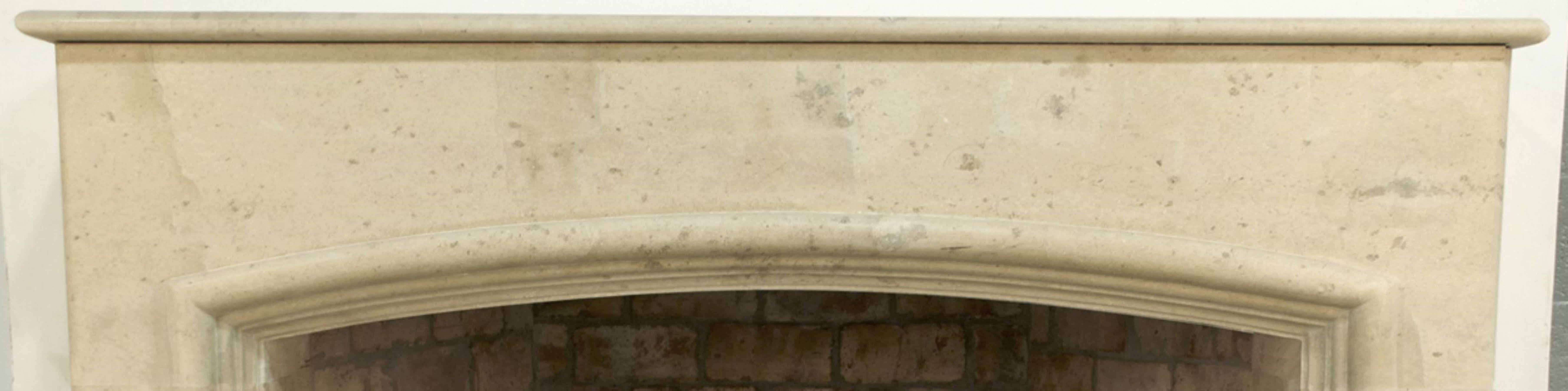 Carved The Bourgogne: A Classic French Stone Fireplace For Sale