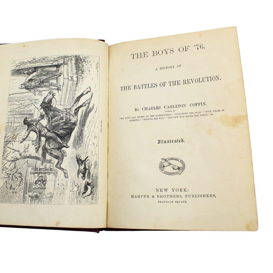 Embossé The Boys of '76 par Charles Carleton Coffin, 1876 en vente