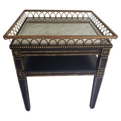 Bradburn Vintage Neoclassical Giltwood Frame and Metal Ring Top with