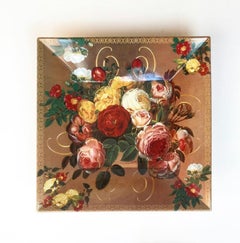 Platos coleccionables de Bradford Editions  Platos cuadrados Bradford, set de 4