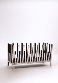 Brass and Steel Grate and the Steel Grate