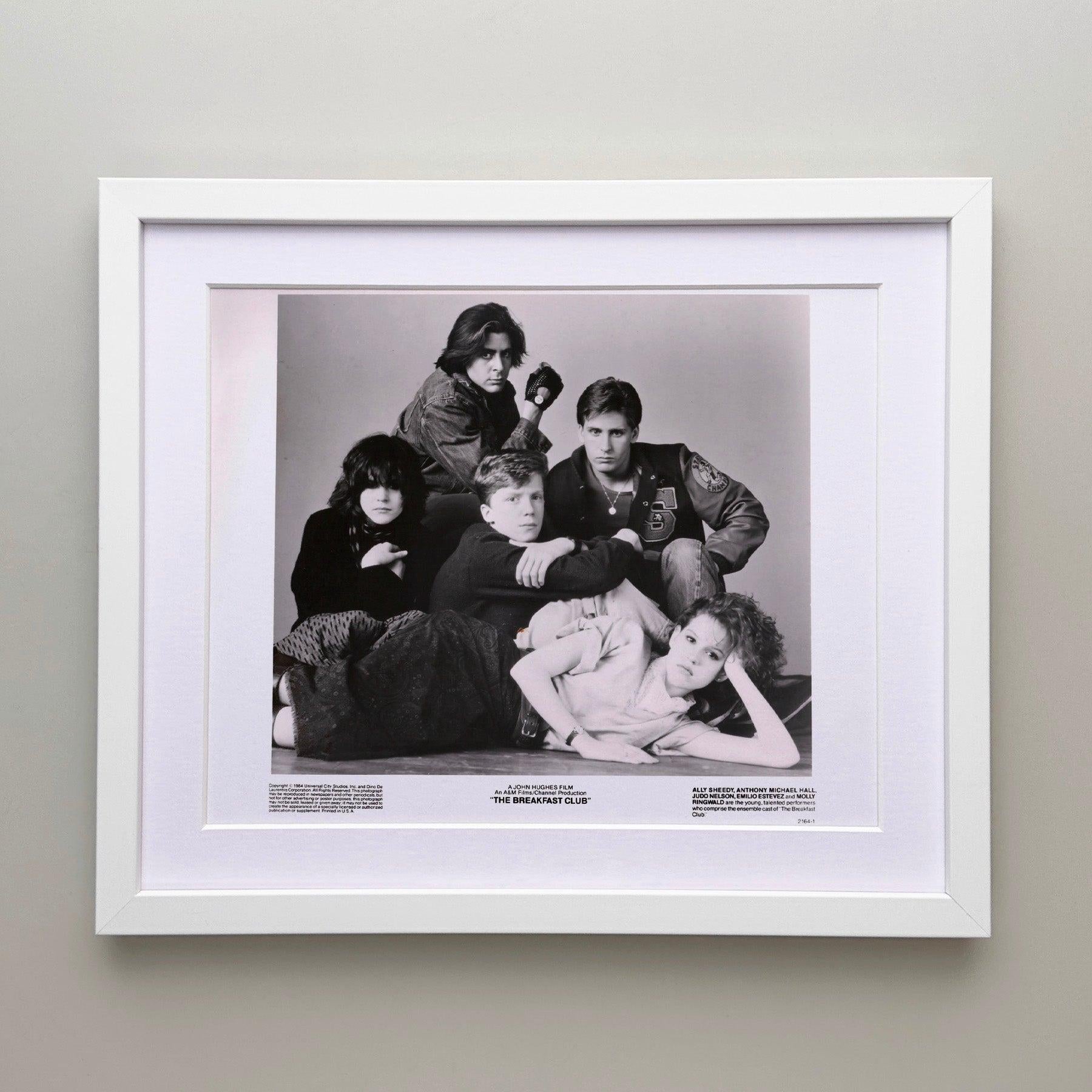 Américain The Breakfast Club 1985 Publicity Film Movie Press Still Framed en vente