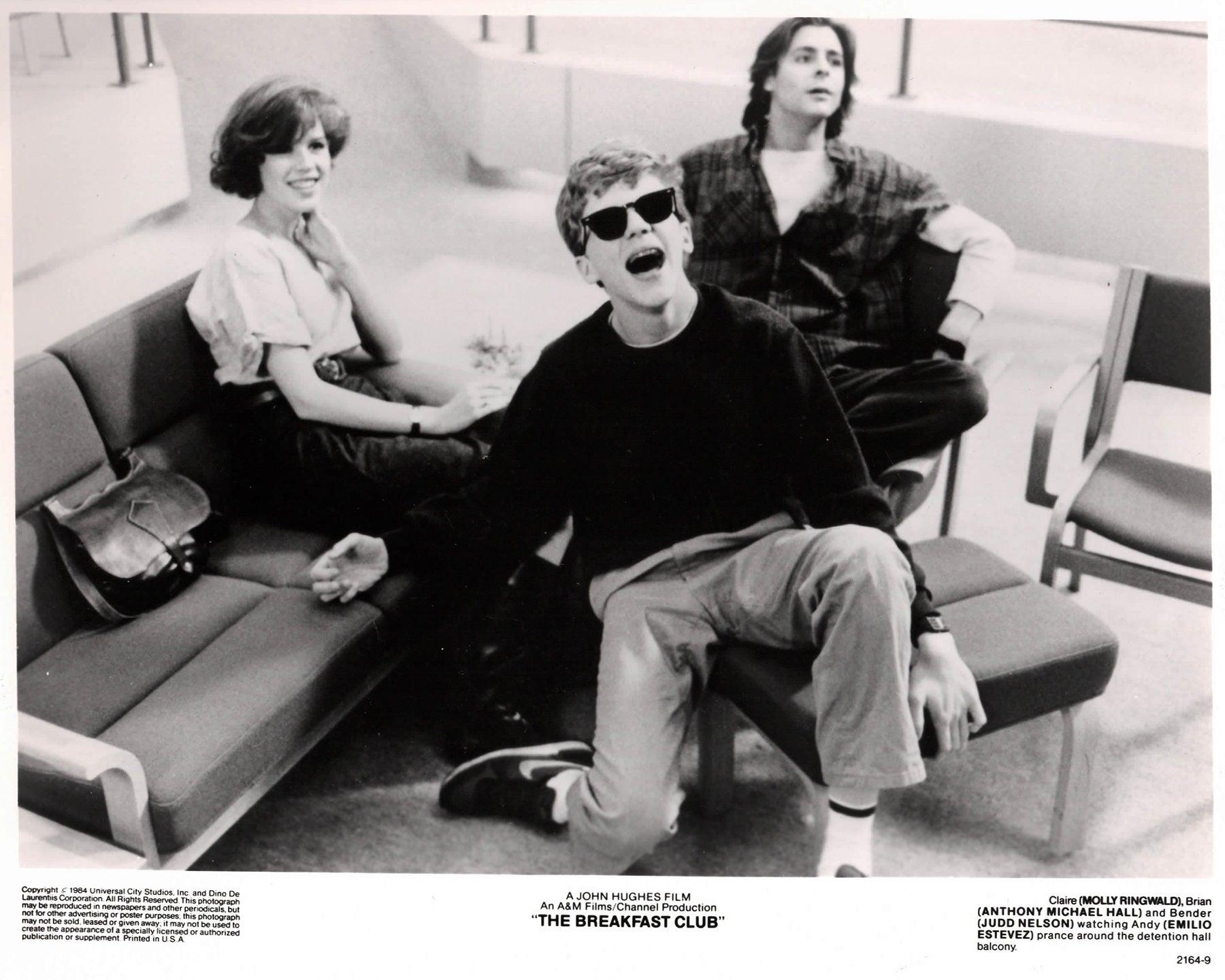 Papier The Breakfast Club 1985 Publicity Film Movie Press Still Framed en vente