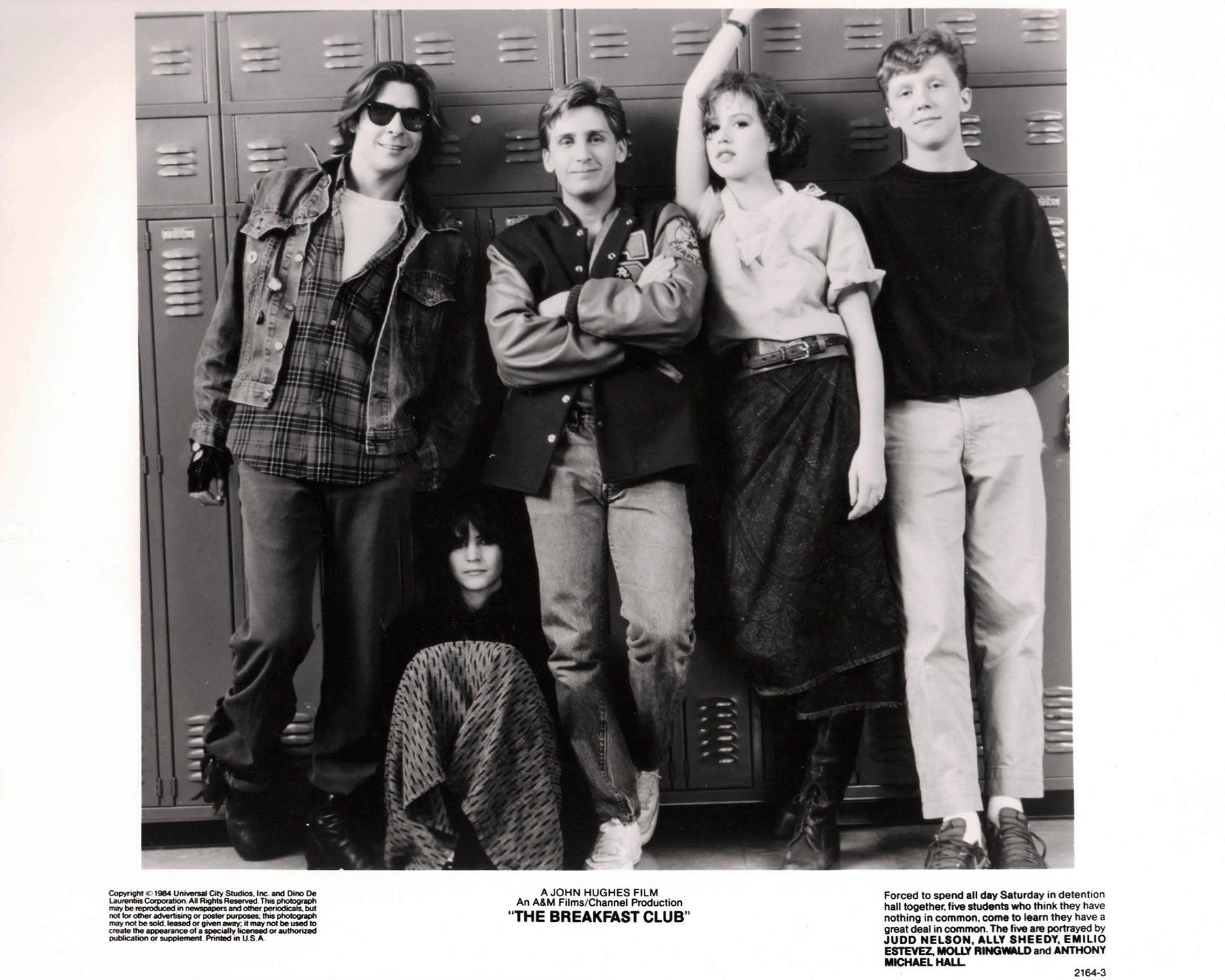 The Breakfast Club 1985 Publicidad Película Película Prensa Fotograma Enmarcado Papel en venta