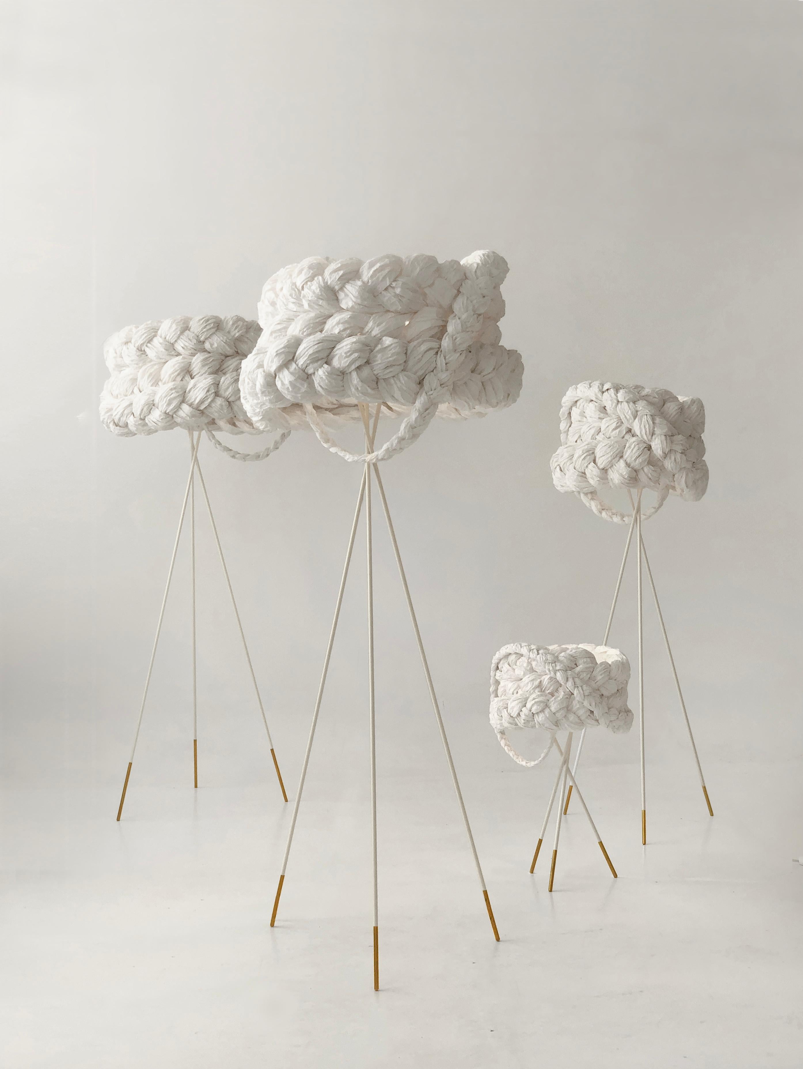 Post-Modern The Bride Large Graphite Floor Lamp by Mammalampa For Sale