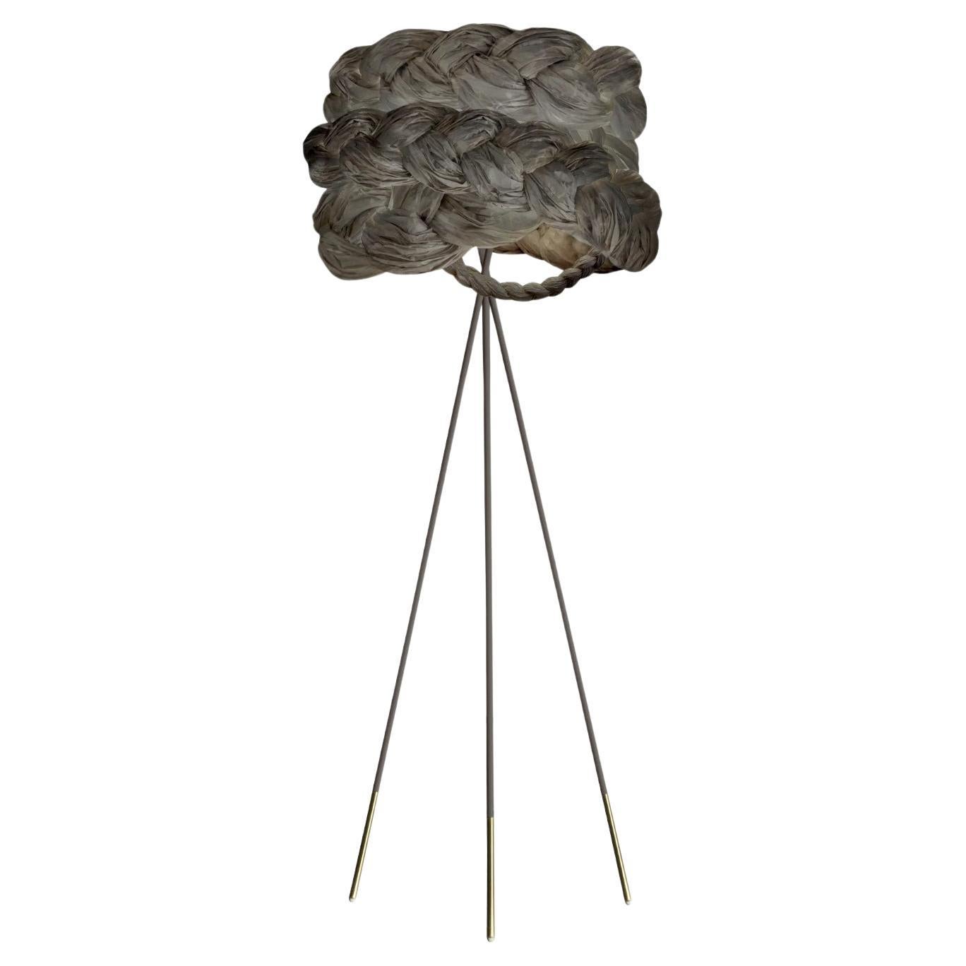 The Bride Large Graphite Floor Lamp by Mammalampa For Sale